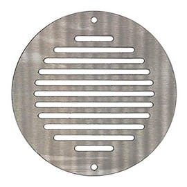 Kair 150mm Round Ventilation Grille Stainless Steel - SYS-150 - STSJSVR03