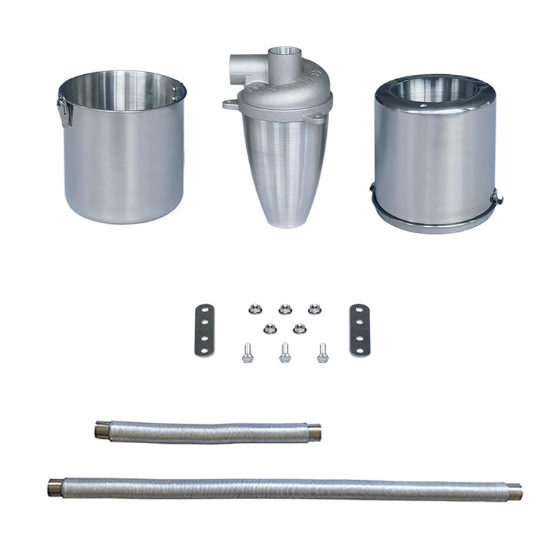 Aluminum alloy cyclone dust collector assembly（1L+SN25T5g）