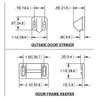 SPEP.com RV Screen Door Latch Kit - for Camper Motorhome