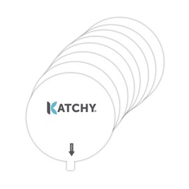 Katchy Outdoor Insect Trap Glue Board Refills, 8-Pack, Catcher & Killer for Mosquito, Gnat, Moth, Fruit Flies - Non-Zapper Traps for Buzz-Free Home