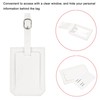 sourcing map Luggage Tag PU Holders, 10x7cm Baggage Label Identifier