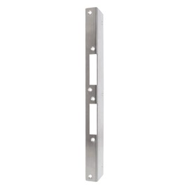 FEPS Lock Angle Strike Plate FE-RS004 50 x 25 x 350 mm Brushed Stainless Steel for Door Frame Strike Plate