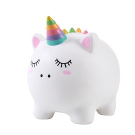 I-TOTAL® - Funny Decorative Money Box/Coin Purse in UNICORN Plastic