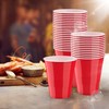 YARIX Plastic Cups- Red Drinking Cups 30 Pcs (12 Oz)