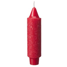 Root Candles Unscented Timberline Collenette 5-Inch Dinner Candles, 8-Count, Red