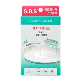 BRINGGREEN Tea Tree Cica S.O.S Spot Patch 75+25 Counts  - BRINGGREEN Tea Tree Cica S.O.S Spot Patch 75+25 Co