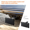Trailer Hitch License Plate Holder: Mineye Compatible 2” Hitch Receivers,