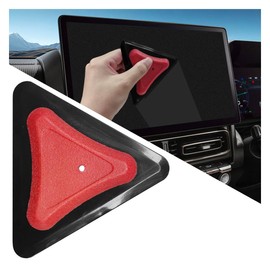 GAOLAOSY Small Silicone Car Drying Squeegee, 4.5 Inch Car Windshield Water Blade Squeegee, Flexible Water Scraper Cleaning Tool for Automotive Window, Glass, Door, Mirror (Red)