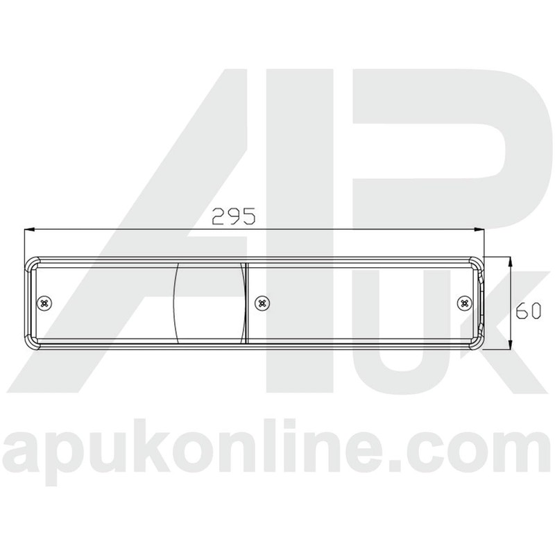 APUK Rear Brake Tail Light Lamp Replacement for Massey Ferguson