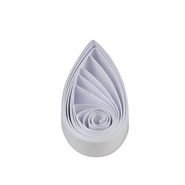 ODETOJOY Quilling Paper Strips 7mm Crafts 1/4" Paper Filigree Quilling Strip Set for Beginners Card Making Scrapbooking-120PC 54cm (White)