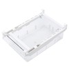 Refrigerator Drawer Large Capacity Transparent Rectangular Fridge Under Shelf Drawer