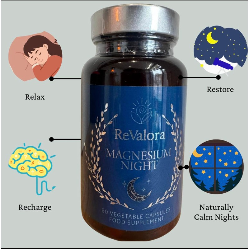Revalora Magnesium Night Formula – Sleep, Relaxation & Recovery Support