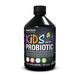 INNOTECH Nutrition: Kids and Us Liquid Probiotic, Grape Flavour - 530 ml