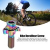 RISK Bike Front Derailleur Screw Gasket Kit Hollow Titanium Alloy