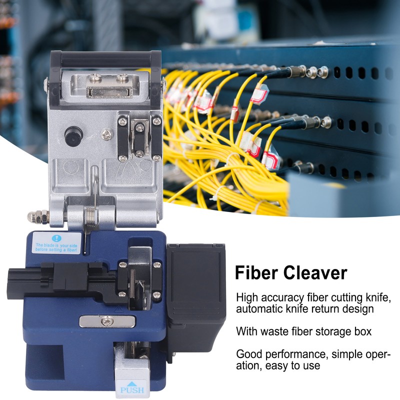 Fiber Cleaver FTTH Tool Kit High Accuracy Optical Cable Cutting