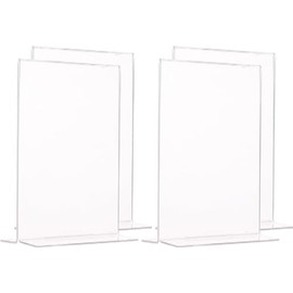 Sigel Table Stand Straight on Both Sides Transparent Acrylic Other Sizes Available