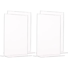 Sigel Table Stand Straight on Both Sides Transparent Acrylic Other Sizes Available