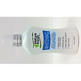 NatureFresh Whitening ( LOT 6 ) NatureFresh Whitening Natural Peppermint Mouthwash 18 FL oz Ea SEALED