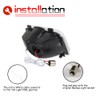 GTINTHEBOX 2PCS Clear Lens Tailgate Reverse Backup Lights Lamps for