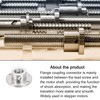 Rebower 11mm Rigid Flange Coupling Connector Motor Coupler (with Screw