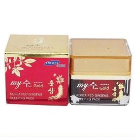 MY SU GOLD Korea Red Ginseng Sleeping Pack 50ml "MADE IN KOREA"