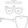 ROKA Hunter Ultra-Lightweight Square Frame Readers - Clear Frame -