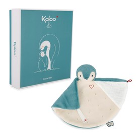 Kaloo Complices - Green Penguin Cuddle Cloth - Absorbs Odours - 23 cm - From Birth K212009
