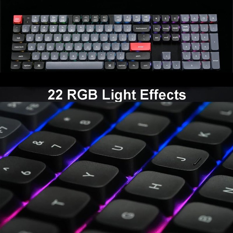 Keychron K5 Pro QMK/VIA Custom Wireless Mechanical Keyboard, Hot-Swappable Full