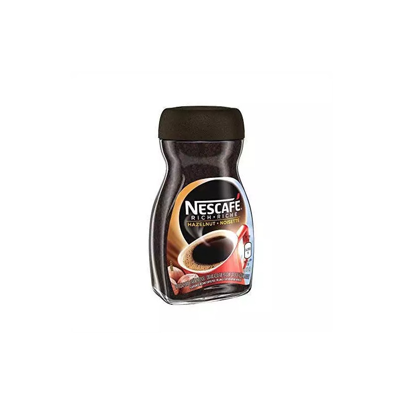 NESCAFE Rich Hazelnut, Instant Coffee, 100g Jar, {Imported from Canada}