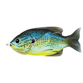LIVE TARGET Hollow Body Sunfish, One Size, Blue / Yellow Pumpkinseed