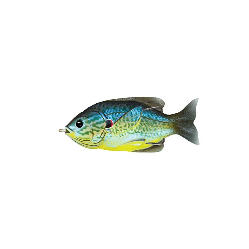 LIVE TARGET Hollow Body Sunfish, One Size, Blue / Yellow