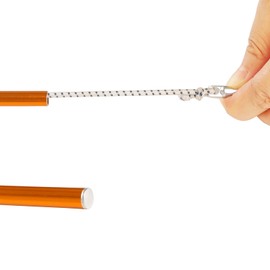 BRILLIANCE4U Aluminum Tent Pole End Tips Replacement, Flat Tent Pole End Caps 12 Pack for 8.5mm (0.33") Aluminum Poles