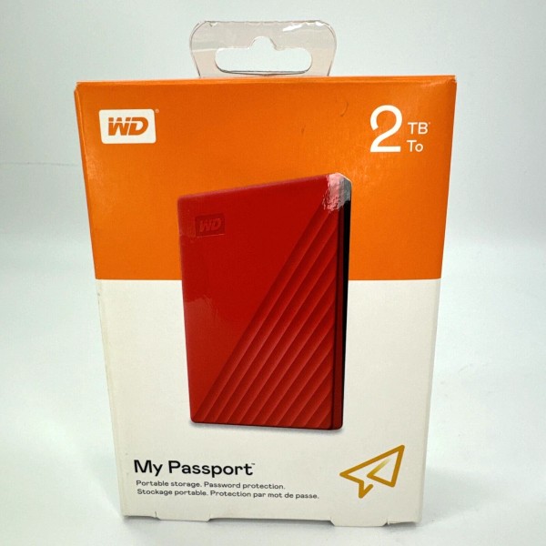 Western Digital WD My Passport 2TB, External, 2.5" (WDBYVG0020BRD