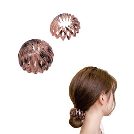 Lazy Birds Nest Hair Pin for Women Girls Bird Nest Circle Hair Clip for Women Lady Bird Nest Plate Hairpin Hair Bun Clip Extension Hair Claw Bird Nest Shaped Hair Clips