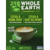 Whole Earth Sweetener Company Stevia & Monk Fruit Sweetener, Erythritol