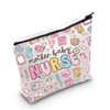 BLUPARK Mother Baby Nurse Makeup Bag Groovy MBU Nurse Gift