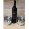 Firewine WINE GLASS - SILVER STEMLESS, Modern Silver Stemless Wine
