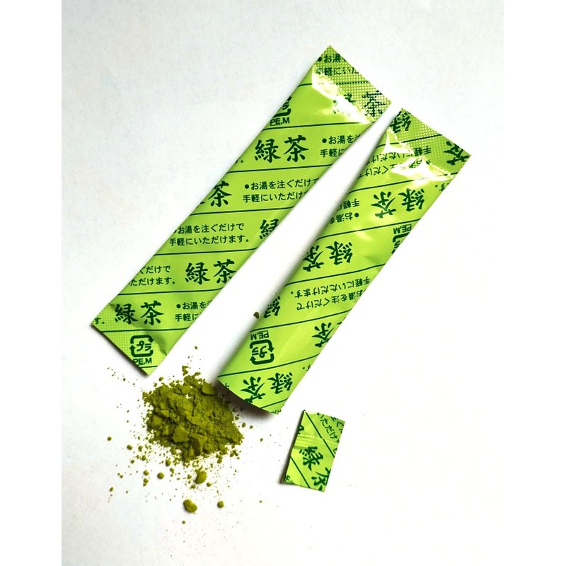 Powdered Green Tea Sticks, Additive-Free Tsuyu Hikari, Post Mailing, 0.02