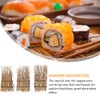 Alipis 20pcs Sushi Bamboo Fence Japanese Sashimi Serving Fence Desktop