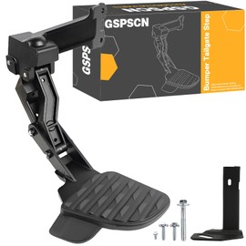 GSPSCN Tailgate Bedstep Rear Bed Step Replacement for 2024-2019 Dodge Ram 2500/3500, Folding Truck Step Retractable Bumper Tailgate Step 82215842AG;82215842AH;82215842AD;82215842AE;82215842AC