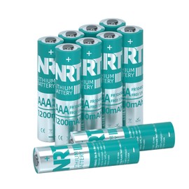 NRT AAA Batteries 10 Pack Triple A 1.5V 1200mAh Longer Lasting Power AAA Lithium Batteries, Non-Rechargeable (10 Count)