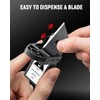KAIWEETS Replacement Blades for KUF01 Utility Knife and Scraper, 50pcs