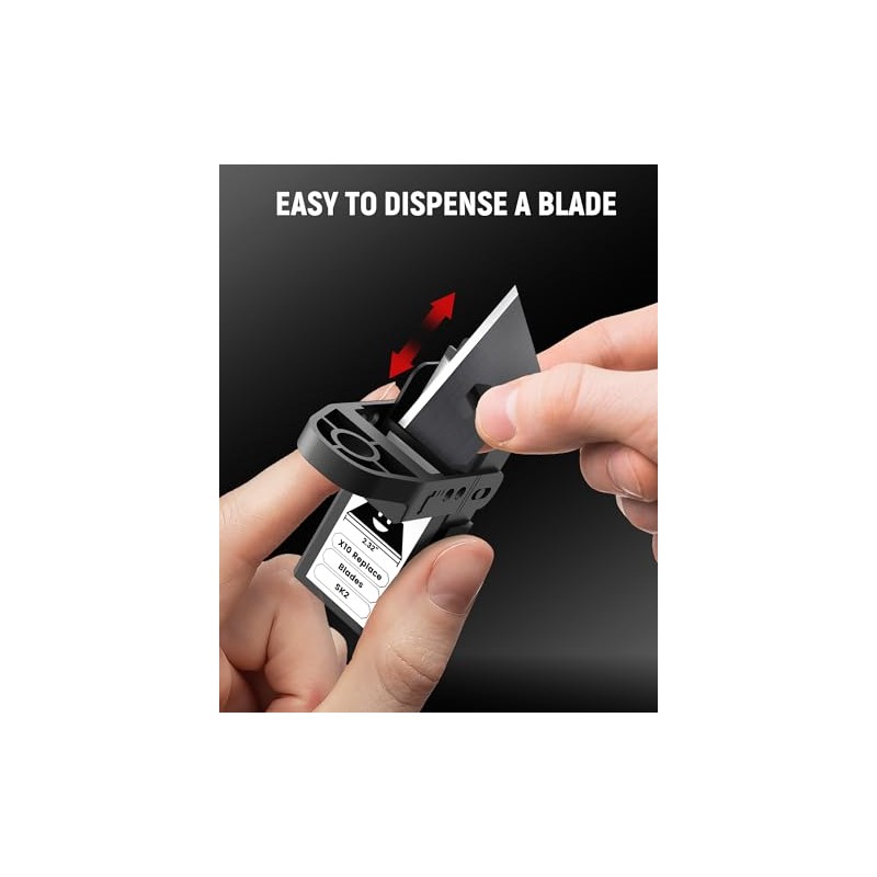 KAIWEETS Replacement Blades for KUF01 Utility Knife and Scraper, 50pcs