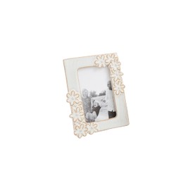 Mud Pie Vertical Flower Mini Frame; 4.25" x 5.5"