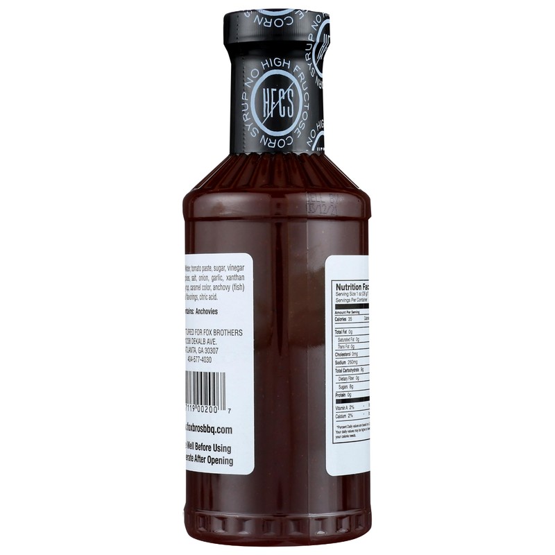 FOX BROS Bbq Sauce, 16 FZ