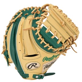 Rawlings Baseball Glove Soft JR. Kids Junior HYPER TECH COLOR SYNC GJ5HTC2AFS Dark Green/Camel [Catcher] Size 31.5 *Right Throw (Left Hand Wear)