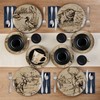 Mossy Oak Animal Print 16 Piece Dinnerware Set, Service for