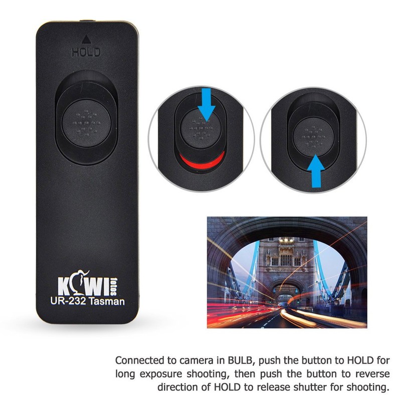 UR-232A DSLR Camera Wired Shutter Release Cable Remote Control for