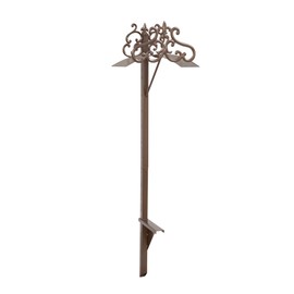 Liberty Garden 649-KD Hyde Park Decorative Metal Garden Hose Stand, Holds 125-Feet of 5/8-Inch Hose, 41-Inch height - Bronze