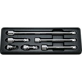 Yamashita Industrial Research Laboratory Koken 3/8 (9.5 mm) SQ. Offset Extension Bar Set, 6 Pieces, PK3763/6